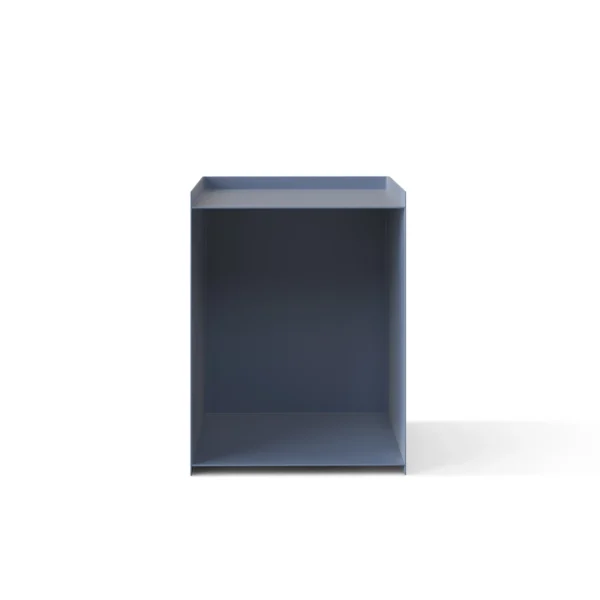 Natbord Micadoni Luca - himmelblå metal sengebord, kompakt 39,5Ã39,5 cm
